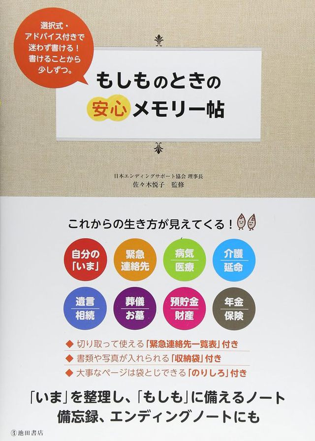 もしもの時のあんしんメモリー帳と併せて使うとより効果的です!